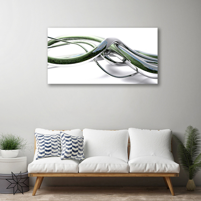 Quadro em tela Abstração Ondas Arte Arte