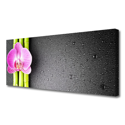 Quadro em tela Flores de bambu Orquídea