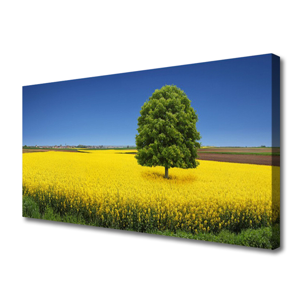 Quadro em tela Prado Árvore Natureza Campo