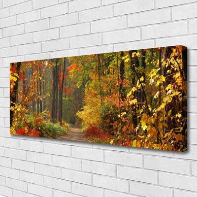 Quadro em tela Floresta Natureza Outono