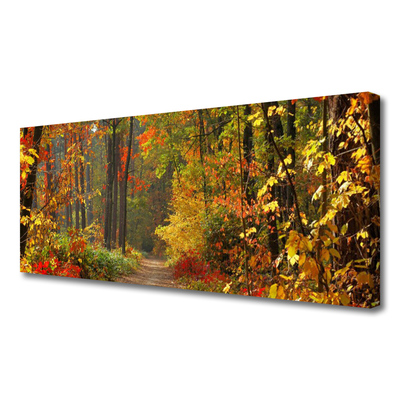 Quadro em tela Floresta Natureza Outono