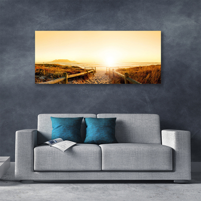 Quadro canvas Caminho Praia Mar