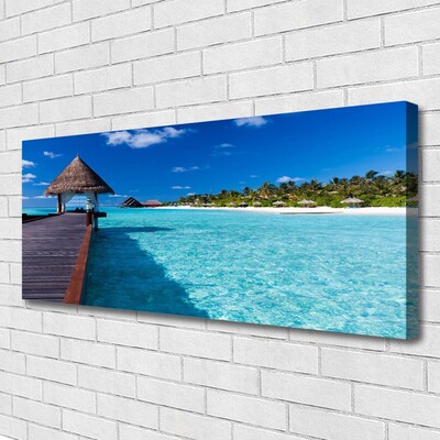 Quadro canvas Ponte da Arquitetura do Mar