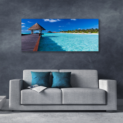 Quadro canvas Ponte da Arquitetura do Mar