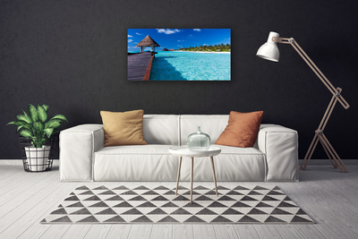 Quadro canvas Ponte da Arquitetura do Mar