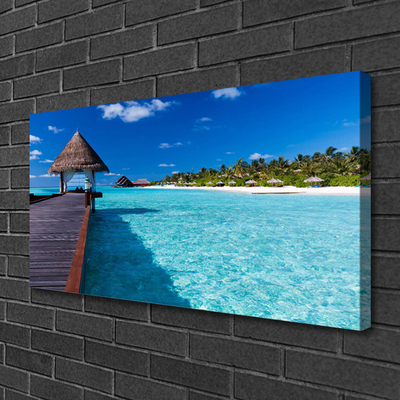 Quadro canvas Ponte da Arquitetura do Mar