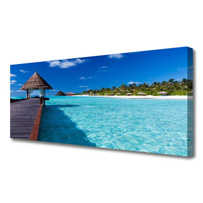 Quadro canvas Ponte da Arquitetura do Mar