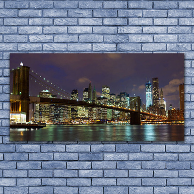 Quadro em tela Arquitetura da Ponte Cidade