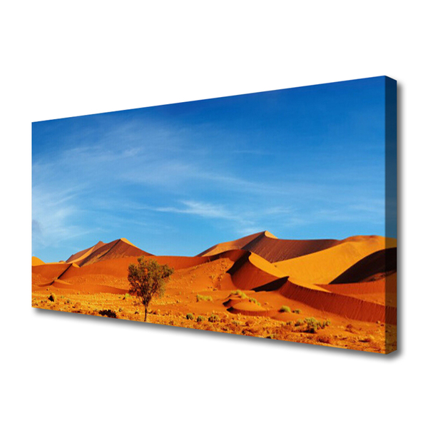 Quadro em tela Paisagem desértica de areia