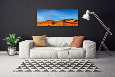 Quadro em tela Paisagem desértica de areia