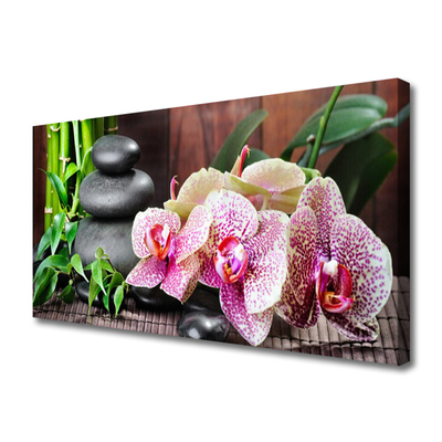 Quadro em tela Bamboo Orchid Spa