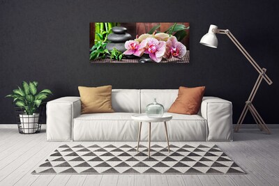 Quadro em tela Bamboo Orchid Spa