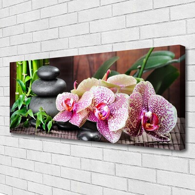 Quadro em tela Bamboo Orchid Spa