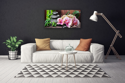 Quadro em tela Bamboo Orchid Spa