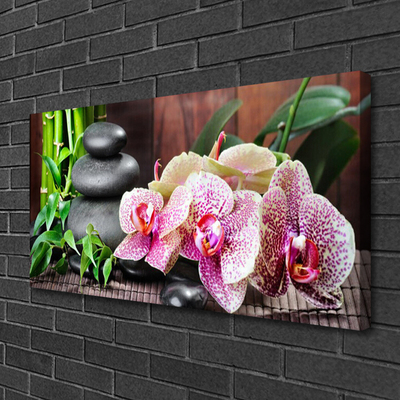 Quadro em tela Bamboo Orchid Spa