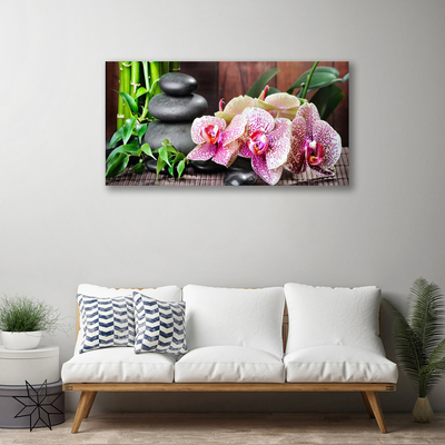 Quadro em tela Bamboo Orchid Spa