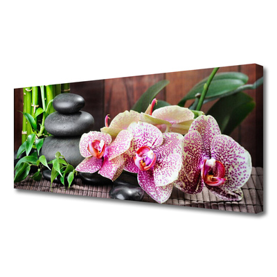 Quadro em tela Bamboo Orchid Spa