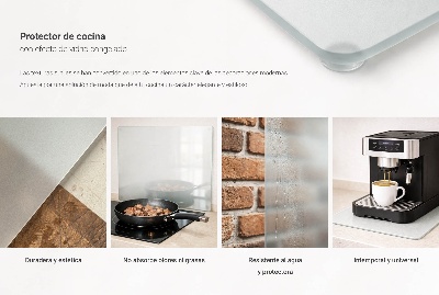 Proteção para placa de indução quadrada semitransparente