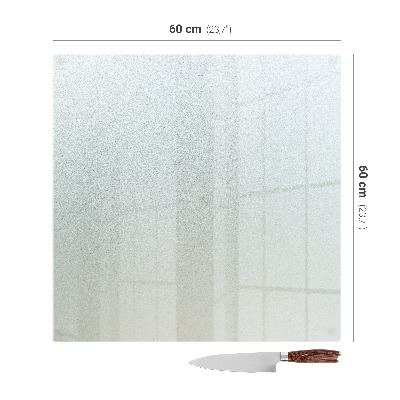 Proteção para placa de indução quadrada semitransparente