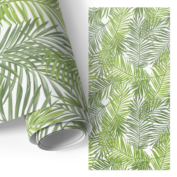 Papel para forrar móvel Folhas tropicais