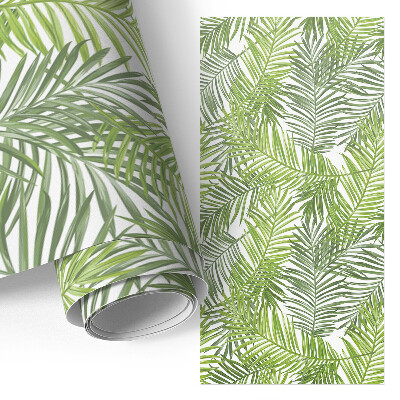 Papel para forrar móvel Folhas tropicais