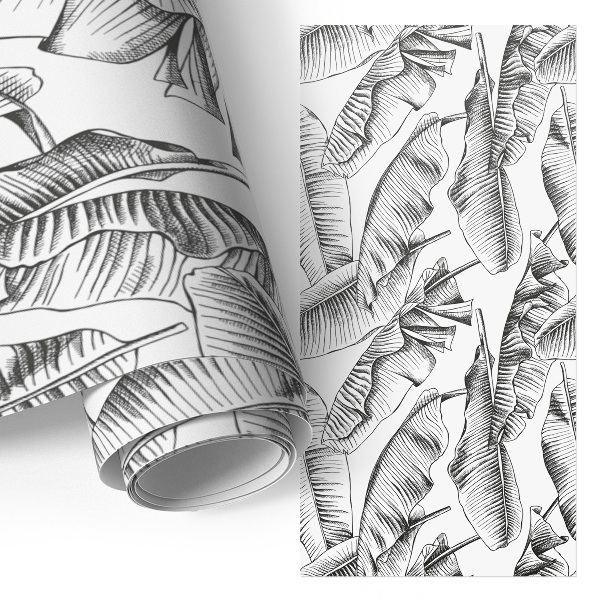 Vinil autocolante para móvel Folhas de bananeira