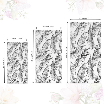Vinil autocolante para móvel Folhas de bananeira