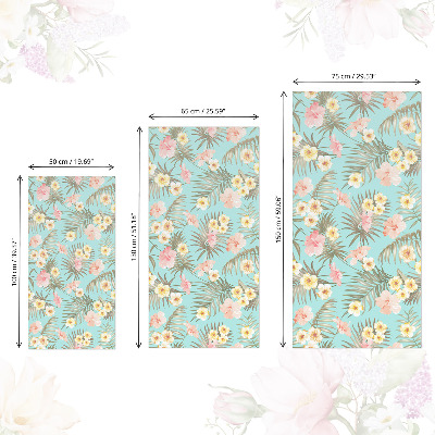 Papel adesivo para móvel Flora exótica