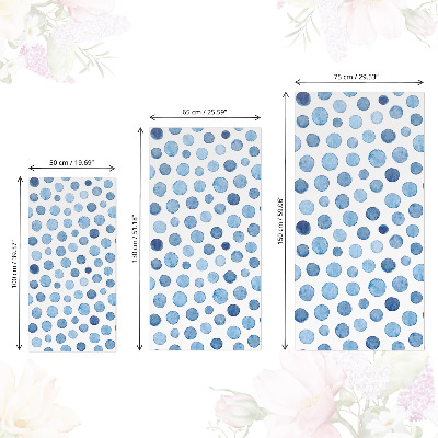 Papel para forrar móvel Pontos azuis