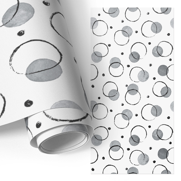 Papel adesivo para móvel Círculos criativos