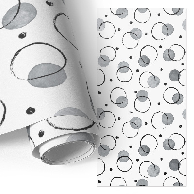 Papel adesivo para móvel Círculos criativos