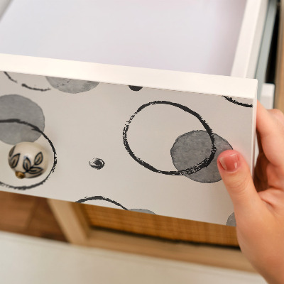 Papel adesivo para móvel Círculos criativos