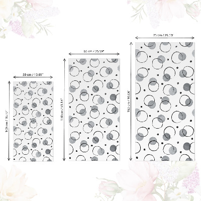 Papel adesivo para móvel Círculos criativos