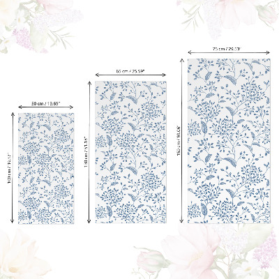 Papel autocolante para móvel Padrão de planta