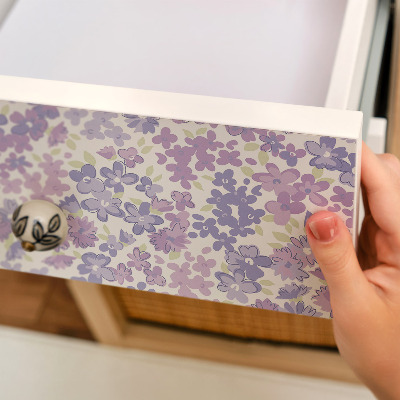 Vinil para móvel Flores coloridas