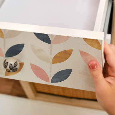 Papel adesivo para móvel Padrão de folhas