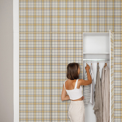 Papel autocolante para móvel Grade geométrica