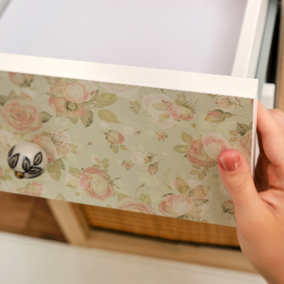 Papel para forrar móvel Estampa floral