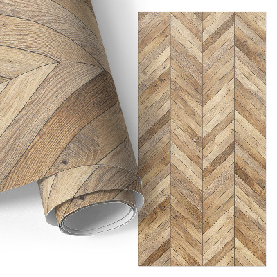 Vinil autocolante para móvel Espinha de peixe rústica