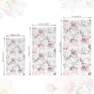 Papel para forrar móvel Flores em tons pastel