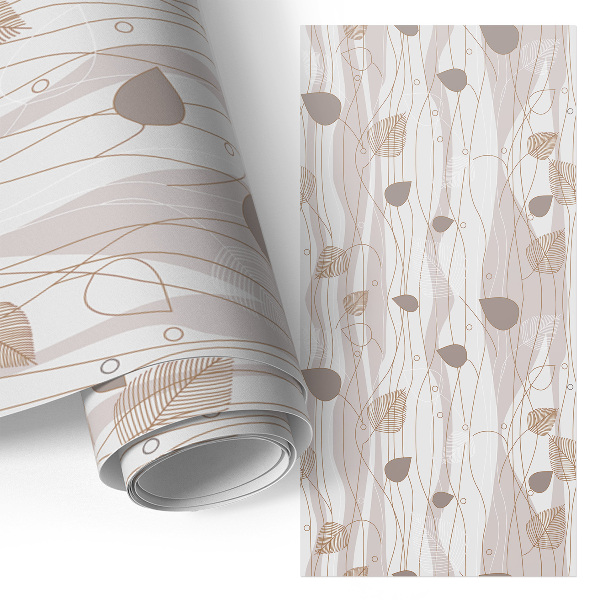 Adesivo para móvel Padrão de folhas