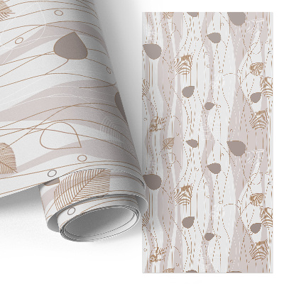 Adesivo para móvel Padrão de folhas