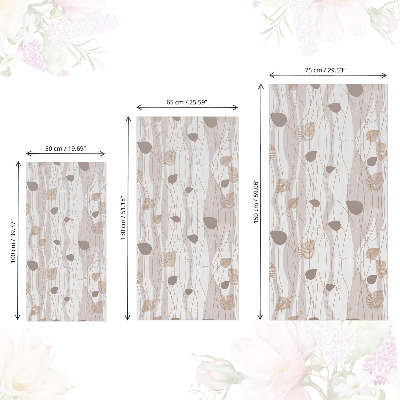 Adesivo para móvel Padrão de folhas