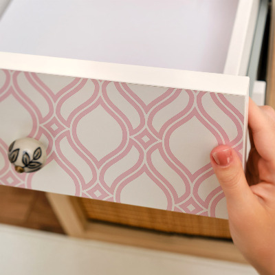 Vinil autocolante para móvel Elegância rosa