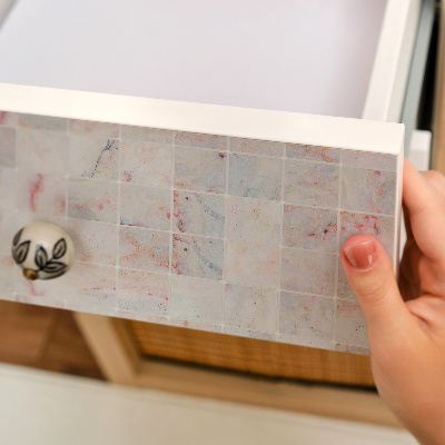 Papel adesivo para móvel Mosaico em tons pastel