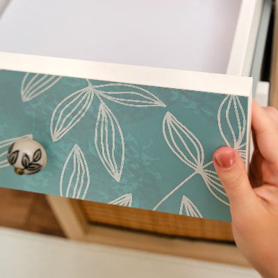 Papel adesivo para móvel Padrão de planta