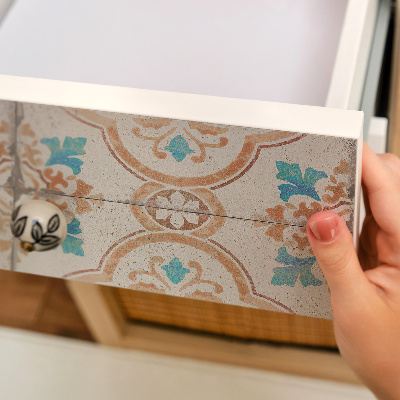 Papel autocolante para móvel Azulejos étnicos