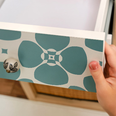 Papel adesivo para móvel Geometria floral