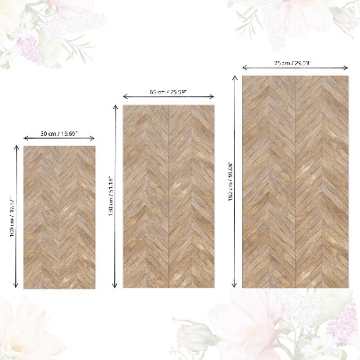 Adesivo para móvel Madeira em espinha de peixe