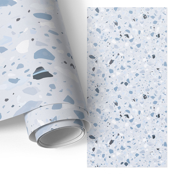 Vinil autocolante para móvel Mosaico de terrazzo